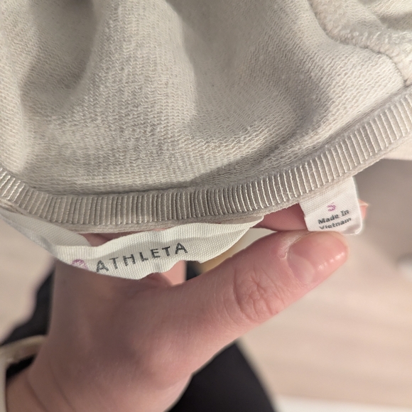 Athleta Heathered Sans Power Down Long Sleeve Dress Size Small - Picture 4 of 6